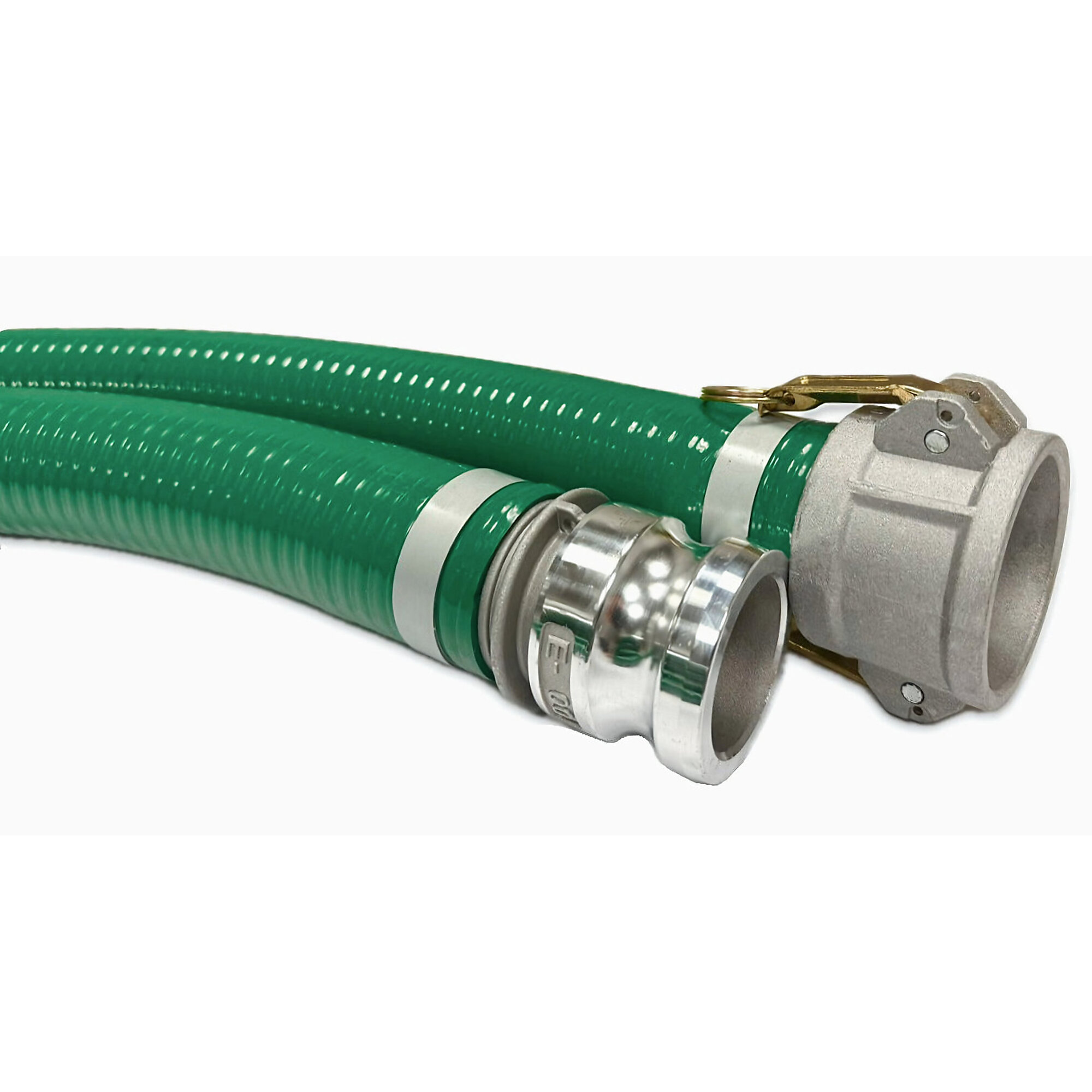 Capital Rubber 7901 Series PVC Suction Hose Assembly — 1 1/2in. x 20ft., Aluminum Male and Female Cam Lock Couplings, Model# 7901-150X20CE